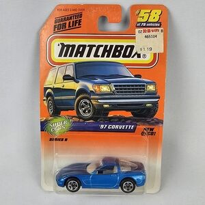 Matchbox '97 Corvette Car Series 8 New